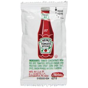 image:imageHeinz Ketchup Single Serve Packet 025 oz Packets Pack of 7501157 Pound