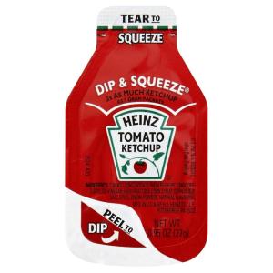 image:imageHeinz Ketchup Single Serve Packets 9g Packets Pack of 1000095 Ounce Pack of 300