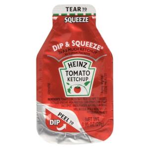 image:imageHeinz Ketchup Single Serve Packets 9g Packets Pack of 1000095 Ounce Pack of 50