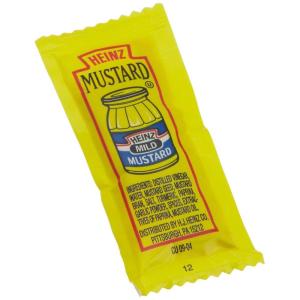 image:imageHeinz Mild Mustard Single Serve Packet 02 oz Packets Pack of 50002 Fl Oz Pack of 500