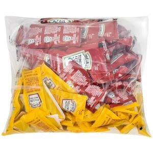 image:imageHeinz Mild Mustard Single Serve Packet 02 oz Packets Pack of 500100 Piece Assortment