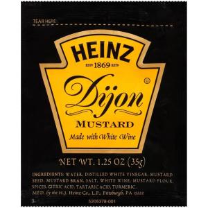 image:imageHeinz Mild Mustard Single Serve Packet 02 oz Packets Pack of 500125 Oz