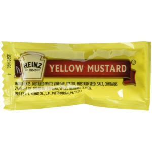 image:imageHeinz Mild Mustard Single Serve Packet 02 oz Packets Pack of 500200 Count Pack of 1