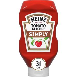 image:imageHeinz Simply Tomato Ketchup with No Artificial Sweeteners 31 oz BottleSimply