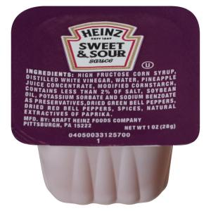 image:imageHeinz Sweet amp Sour Sauce Single Serve 1 oz Dunk Cup Pack of 100Sour