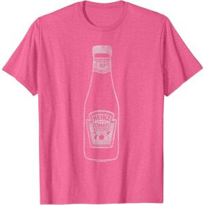 image:imageHeinz Tomato Ketchup Iconic Bottle 57 Distressed Big Poster TShirtPink Heather