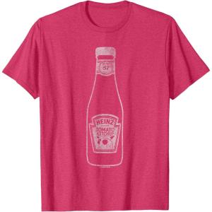 image:imageHeinz Tomato Ketchup Iconic Bottle 57 Distressed Big Poster TShirtRed Heather