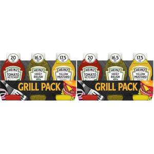 image:imageHeinz Tomato Ketchup Sweet Relish amp Yellow Mustard Grill Pack 3 ct Pack3 Piece Assortment Pack of 2