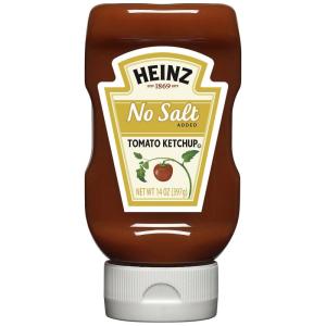 image:imageHeinz Tomato Ketchup with No Salt Added 14 oz Bottleketchup