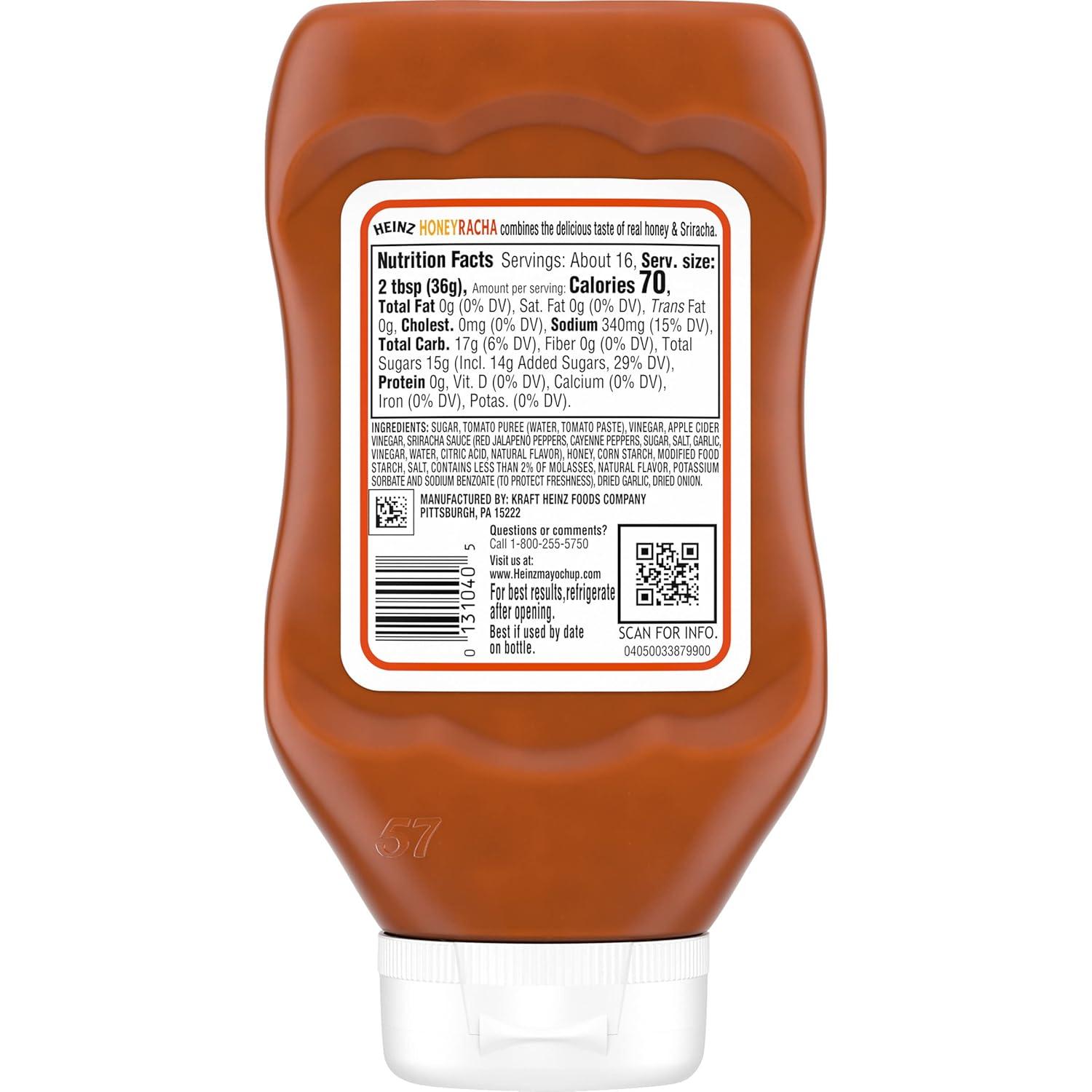 image:imageHeinz HoneyRacha 202oz202 Ounce Pack of 1