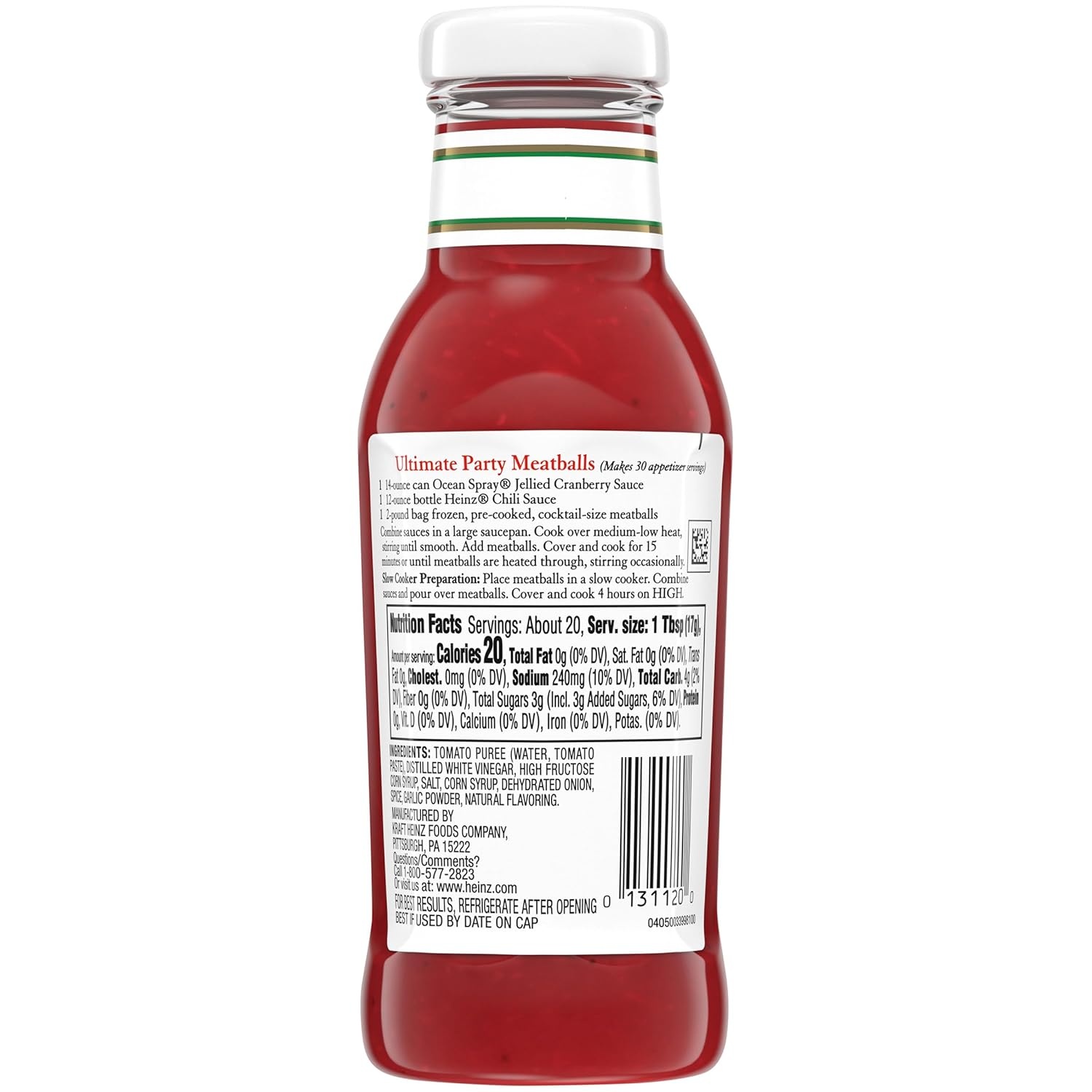 image:imageHeinz Chili Sauce 12 oz BottleChili Sauce