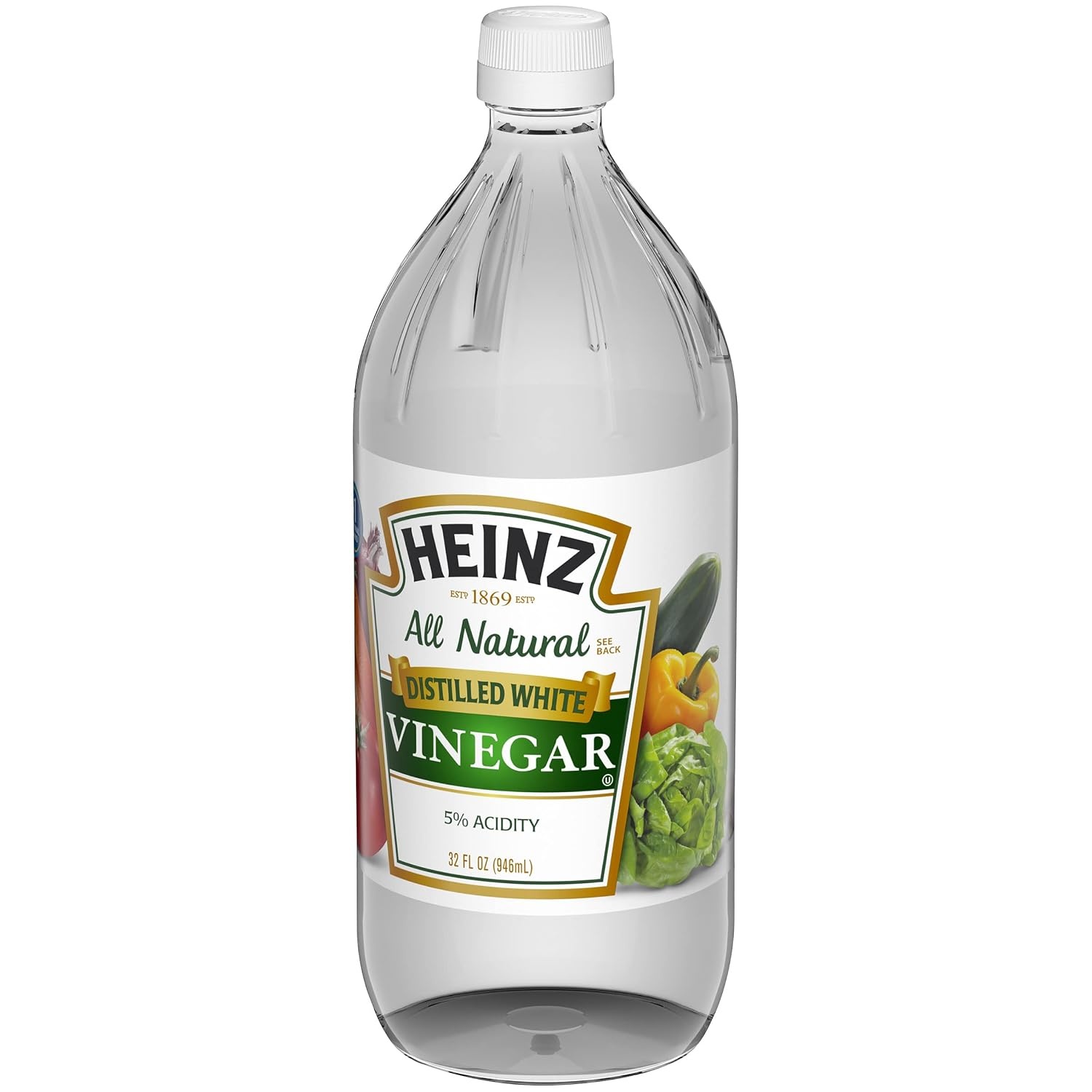 image:imageHeinz All Natural Distilled White Vinegar 5 Acidity 32 fl oz Bottle1 Count Pack of 1