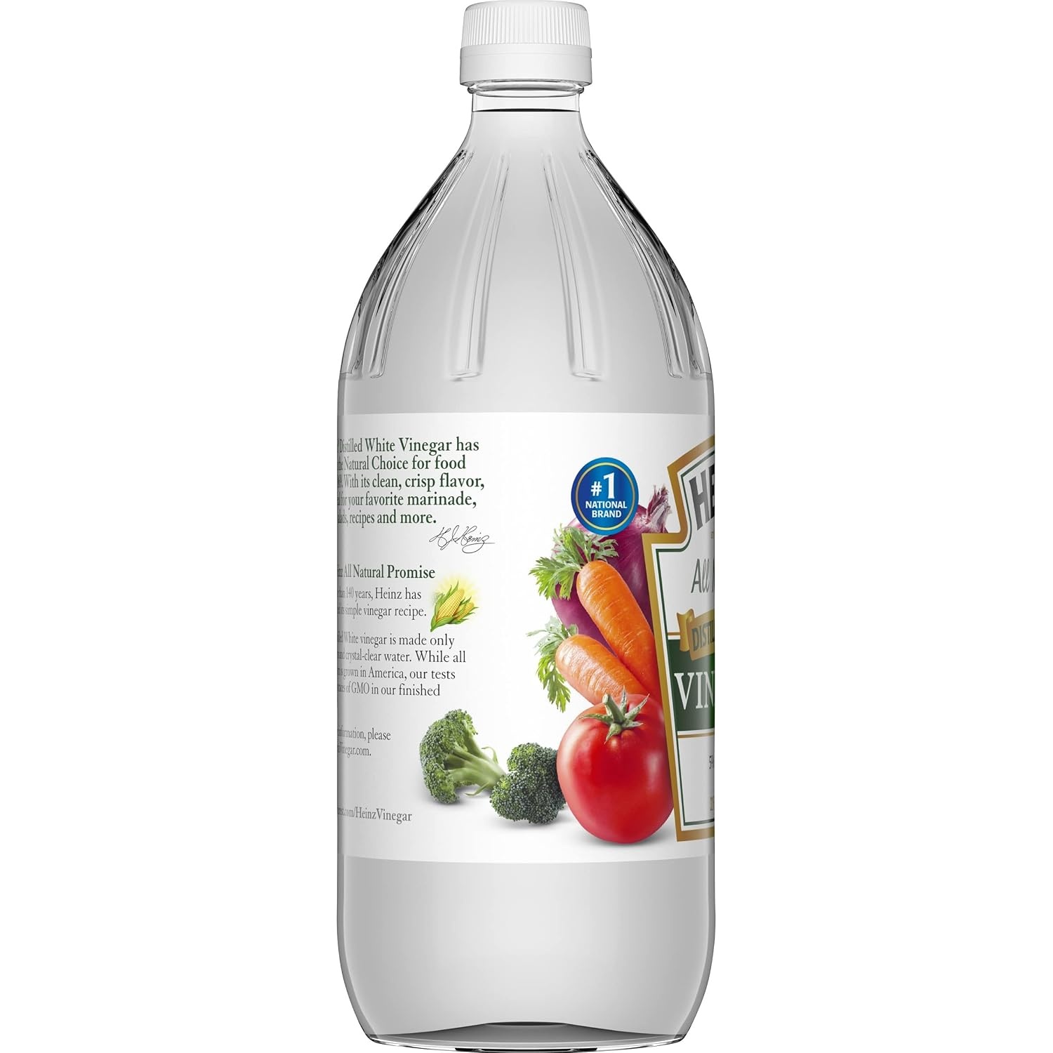 image:imageHeinz All Natural Distilled White Vinegar 5 Acidity 32 fl oz Bottle1 Count Pack of 1